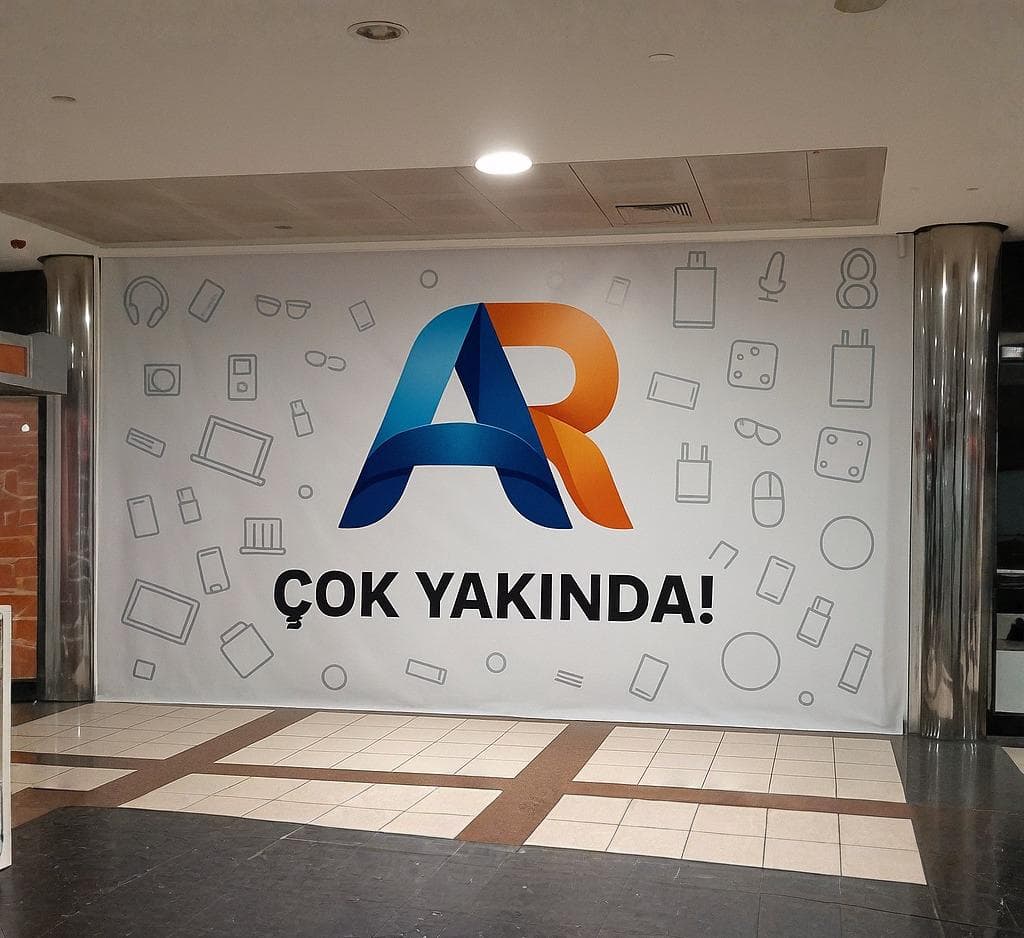 Ankara AVM Mağaza Branda Kapama - Dijital Baskı Ankara