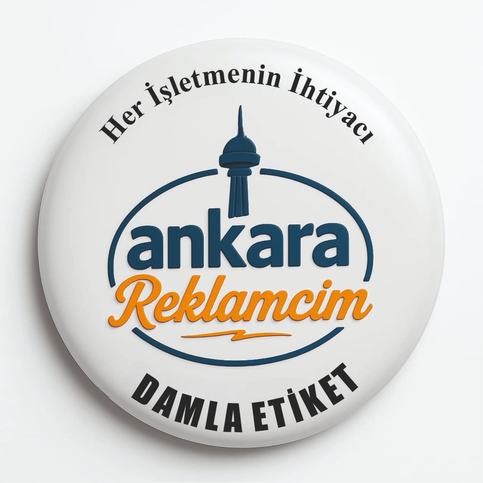 Ankara Damla Etiket - Etiket Sticker Ankara