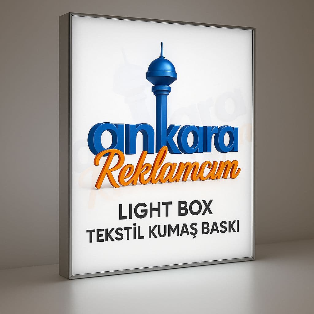 Ankara Lightbox Işıklı Pano - Tabela Çeşitleri Ankara