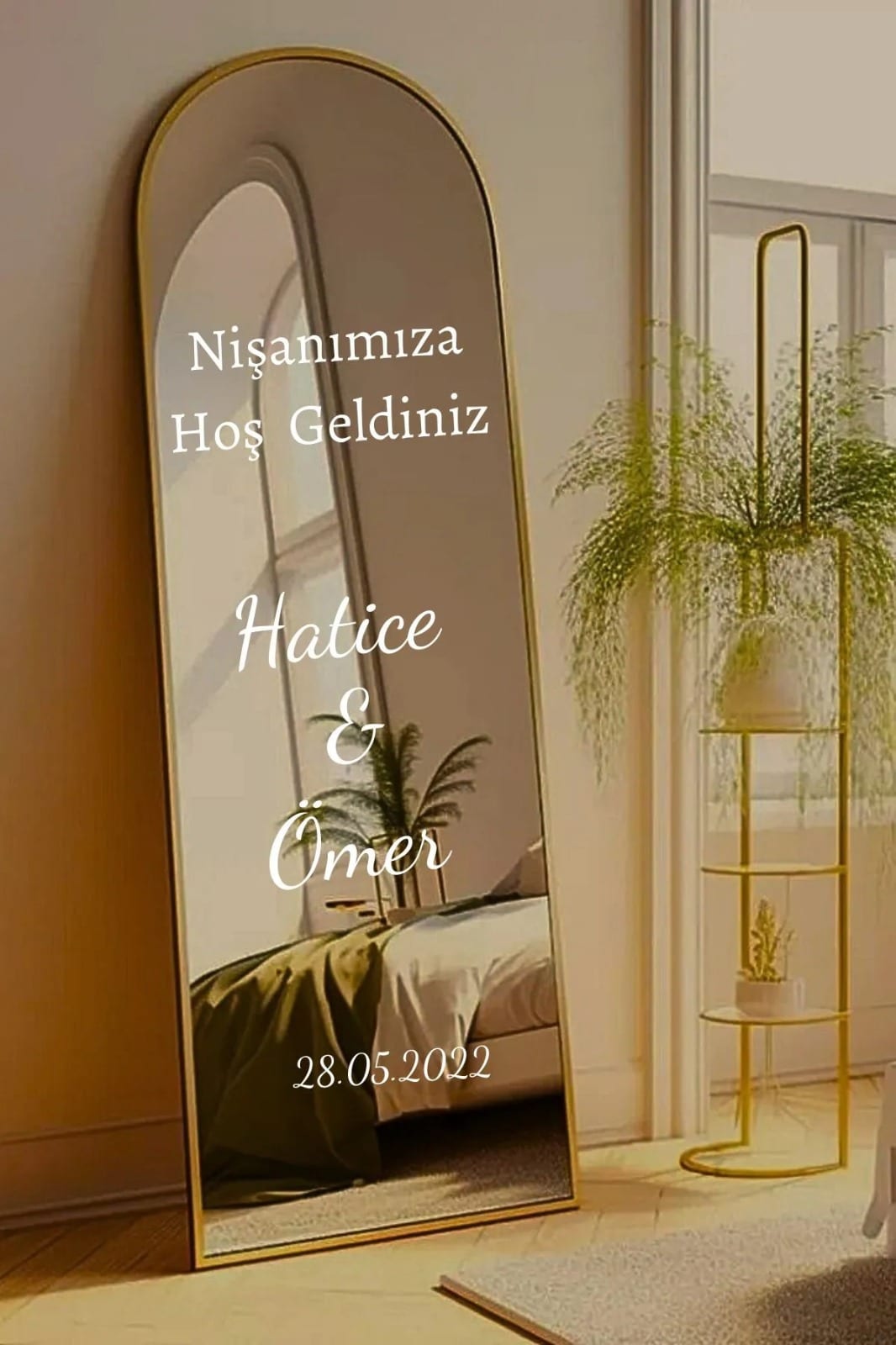 Ankara Düğün & Nişan Ayna Yazısı Kesimi - Ankara Baskı Hizmetleri