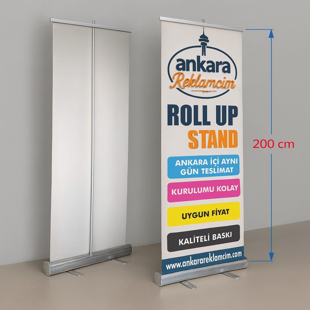 Ankara Roll Up Stand - Ankara Reklamcı Görsel 1